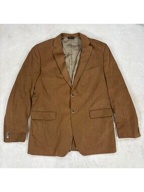 Banana Republic Tailored Fit Blazer Mens 40R Brown Tessuti Sondrio Cotton